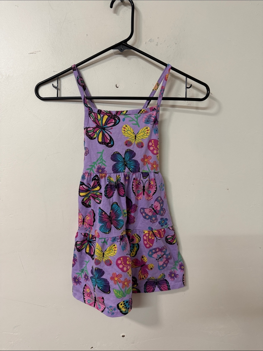 Place Girls' Purple Butterfly Print Sundress